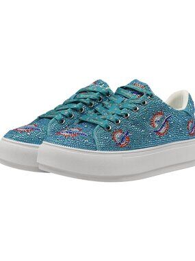 MIAMI DOLPHINS Crytal Team Colored Sneaker